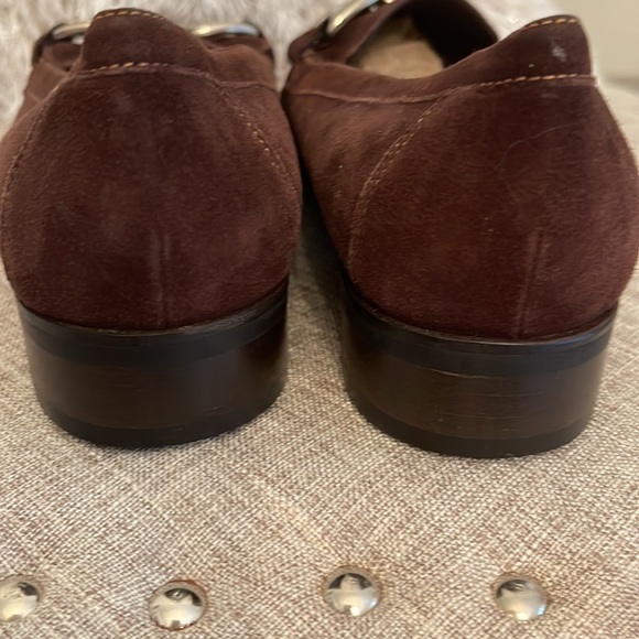 Luca Grossi  per LA NOUVELLE Trieste Brown Suede Made in Italy Size 36 - Picture 5 of 11